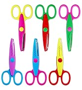 Jialeey Plastic Kids Design Safety Art Scissors Creative Crafts Scissors Paper Scrapbooking Decor...