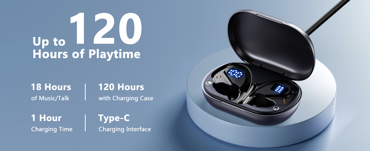 wireless earbuds for long battery life