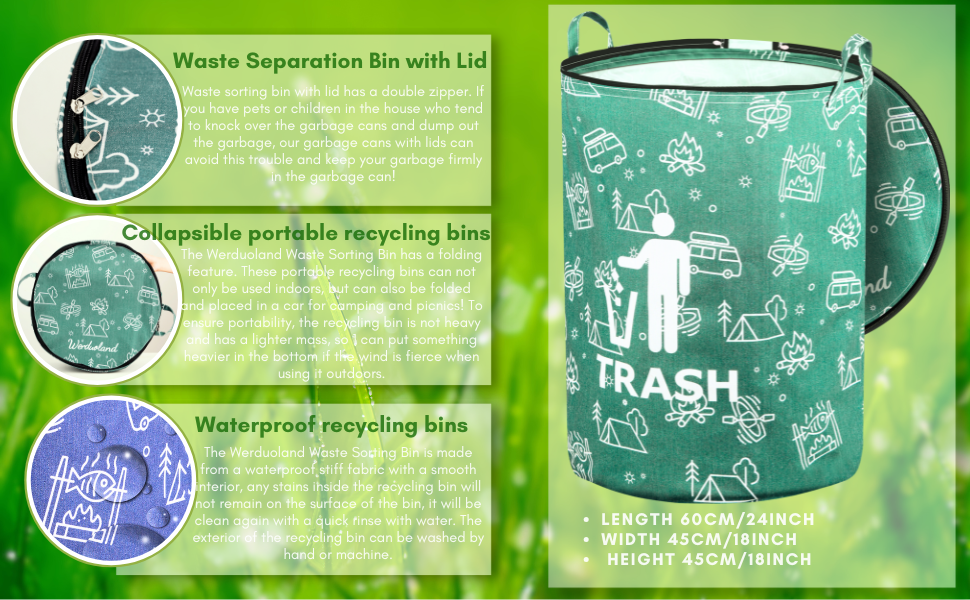 portable trash can