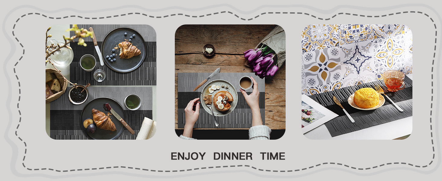 Grey Stirpe Placemats