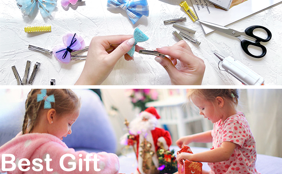 hair clips diy