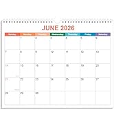 Calendar 2026-2027, Wall Calendar 2026-2027 from June 2026 - December 2027, 19 Months Calendar wi...