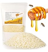 TRINIDa Beeswax Pellets 2LB(32 oz), 100% Organic White Bees Wax for DIY Candles, Beeswax for Cand...