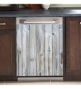 Dishwasher & Refrigerator Magnetic Sticker Cover Panel Decal - 23"x26" Waterproof Decorative Magn...