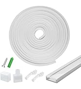 Silicone LED Channel System, NEON Tube for 10mm DIY LED Rope Light Strip, Aluminum Profile New Su...
