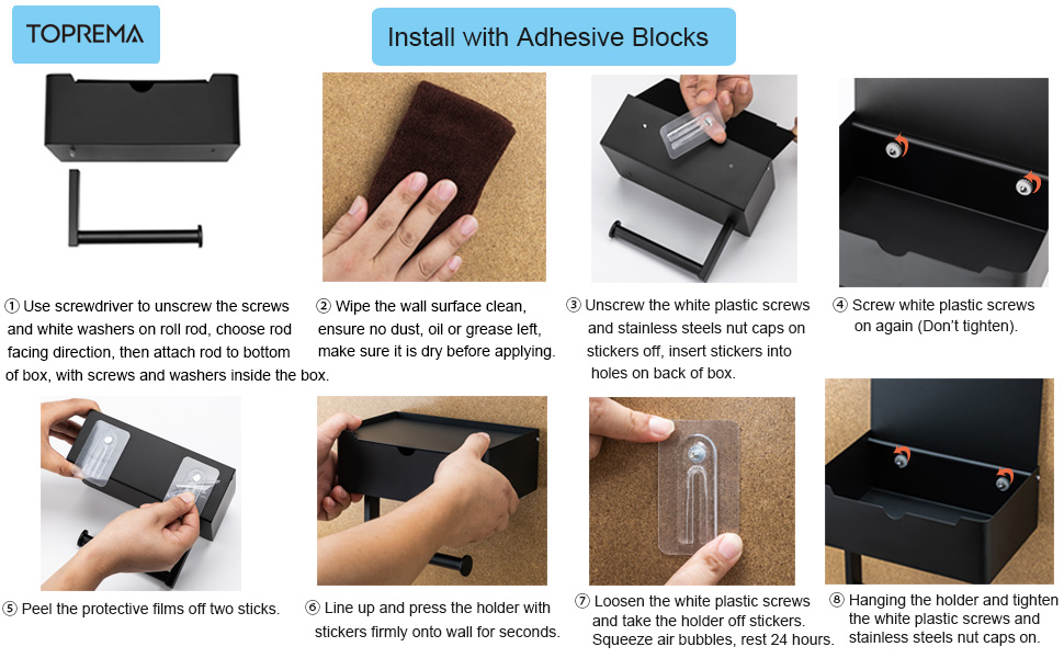 TPH wipe Installation adhesive