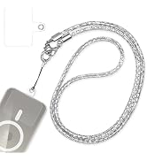 Aolcev Cell Phone Lanyard Universal Bling Phone Strap Crossbody with Tether Tab Phone Lanyards fo...