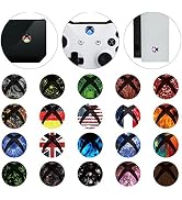 eXtremeRate 60 pcs Custom Home Button Power Switch Stickers Skin Cover for Xbox Series X & S, Xbo...