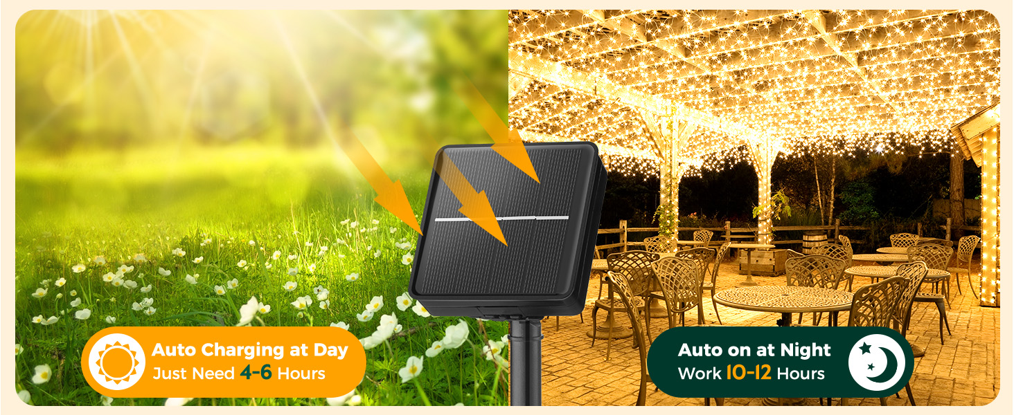 solar string lights