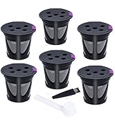 6 Pcs Refillable Coffee Filters Cup Compatilbe with K-Supreme and K-Supreme Plus Coffee Maker,Reu...