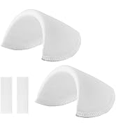 1Pair of White Sponge Shoulder Pads Foam Shoulder Pads Shoulder Enhancer Non Slip Shoulder Protec...