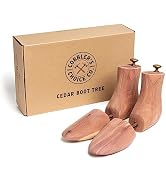 Cobbler's Choice Men's Cedar Boot Tree - All Natural Aromatic Cedar Wood - Premium Construction &...