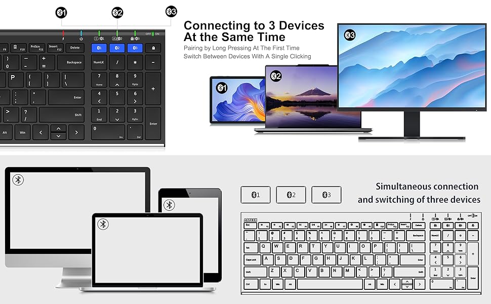 HB193 Bluetooth Keyboard 2