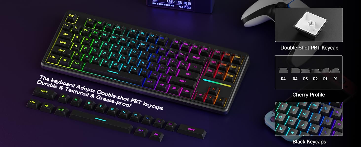 wired gaming keyboard gaming keyboard silent keyboard black keyboard