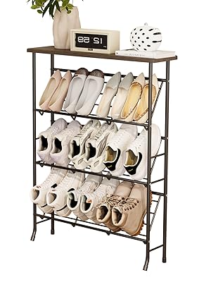 narrow shoe rack