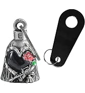 Motorcycle Bell for Bikers Women Men with Hanger, Biker Bell for Riders Riding Bell for Good Luck...