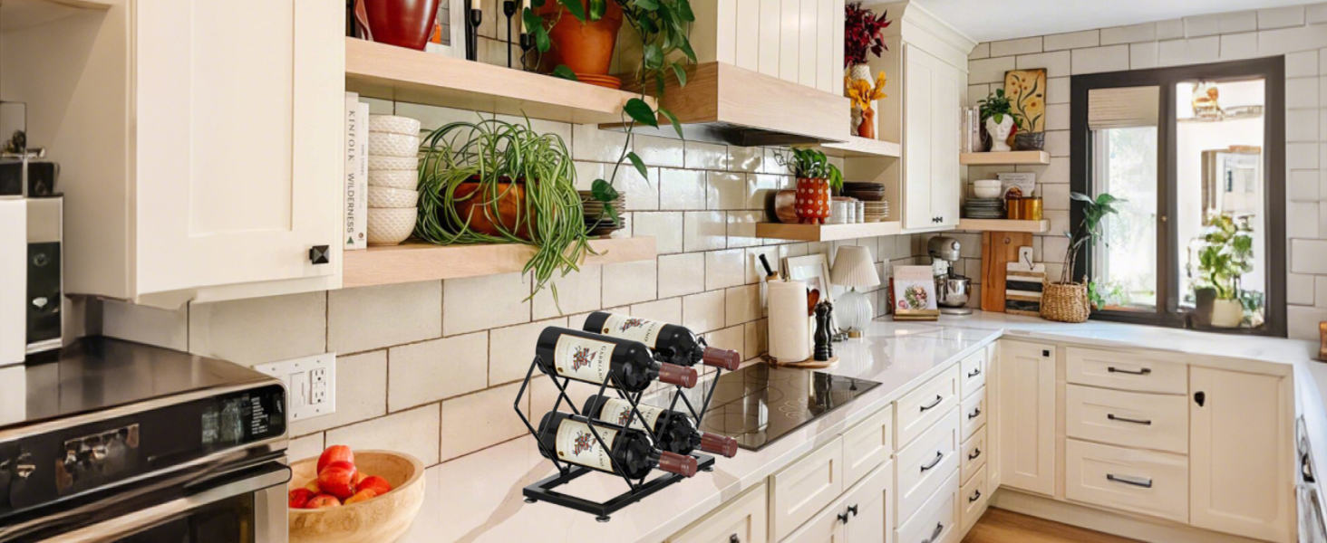countertop wine rack