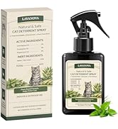 Cat Deterrent Spray for Indoor and Outdoor, 200ml / 6.76 Fl Oz, Cat Scratch Deterrent for Furnitu...