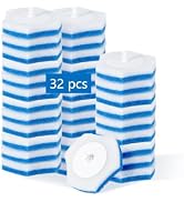 ECLINSO Disposable Toilet Brush Refills,48 Pcs,Disposable Toilet Cleaner,Toilet Bowl Cleaner,Not ...