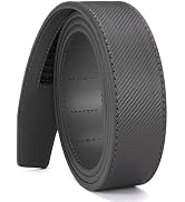 CHAOREN Ratchet Belt Replacement Strap 1 3/8”, Leather Belt Strap for 40MM Slide Click Buckle
