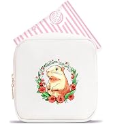BJDAMAI Capybara Mini Makeup Bag, Capybara Gift For Women Girls, Cute Portable Zipper Pouch Cosme...