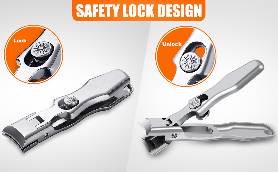 Nail Clippers for Men with cather Toenail Clippers for thick toe nails Fingernail Clippers