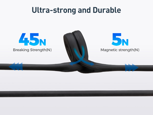 Silicone Magnetic Cable Ties