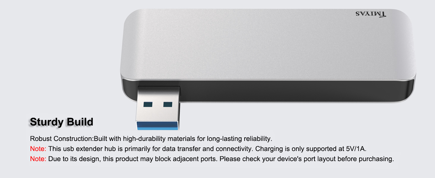 Robust Construction:Built with high-durability materials for long-lasting reliability. usb hub 3.0