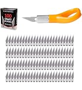 WA Portman Finger Tip Knife Set - Ergonomic Finger Blade Craft Knife Kit with 100 #11 Replacement...