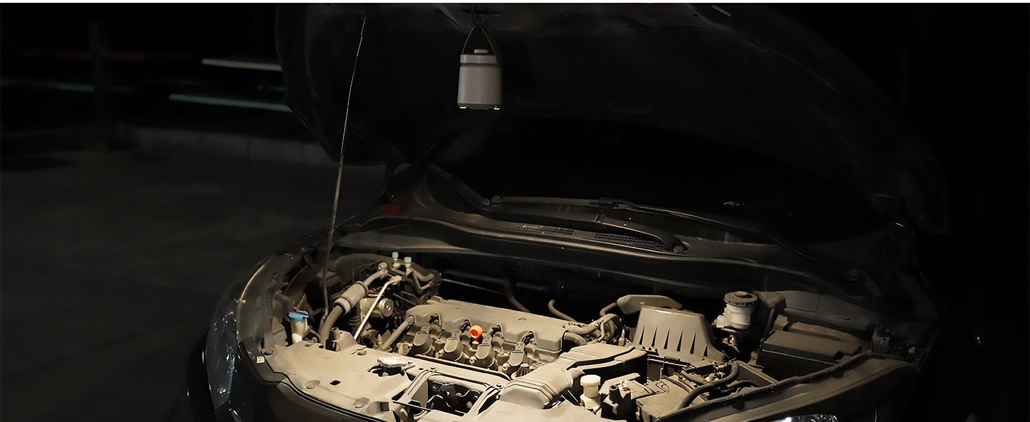 HALOSTORMS hands-free operation LED lantern for car repair