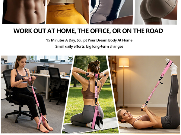 Adjustable Pedal Resistance Band for Full-Body Workout