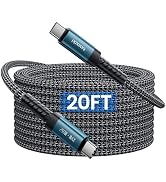 20FT USB C to USB C Cable, 240W Fast Charging, Extra Long Type C Cord | PD 3.1 , Durable Nylon Br...