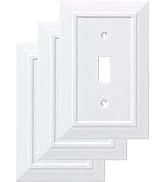 Franklin Brass W35241V-PW-C Classic Architecture Single Switch Wall Plate/Switch Plate/Cover, Whi...