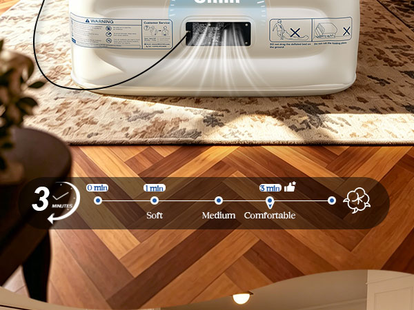 air mattress with built in pump