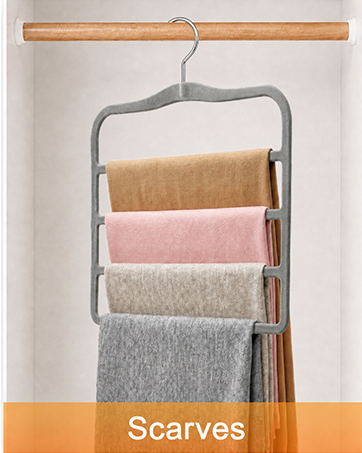 Pants Hangers Space Saving for Scarves
