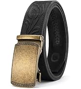 CHAOREN Mens Belt Leather Ratchet Belt - Customizable Fit, Effortless Style (35mm)