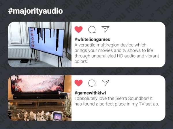 User generated content displaying use of Majority DVD Player with screen during presentation