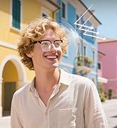 BLESSOURCE Smart Glasses,Bluetooth Audio Glasses for Women and Man, Built-in Open-ear Dual Stereo...