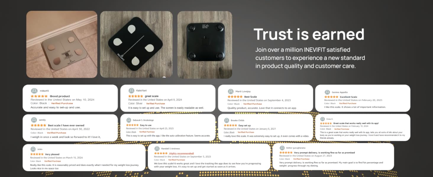 I-BF003 - Bluetooth Smart Body Fat Scale - Premium A+