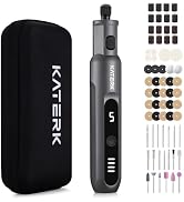 Katerk Cordless Rotary Tool Kit, 3.7V Mini Rotary Tool with 5 Speed and 70PCS Accessories, 20000R...