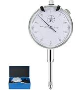 HDLNKAK Dial Indicator 0-1"/0.001" Dial Indicator with Case, Measuring Tool for Lathe, 3D Printin...