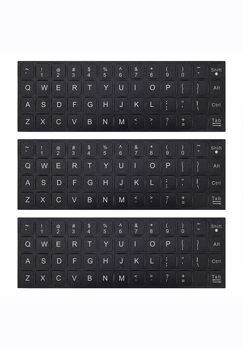 english keyboard sticker