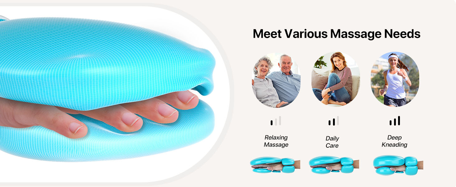 hand massager with heat and compression