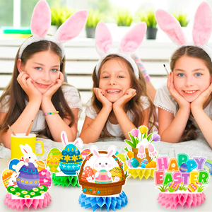 easter honeycomb decoration