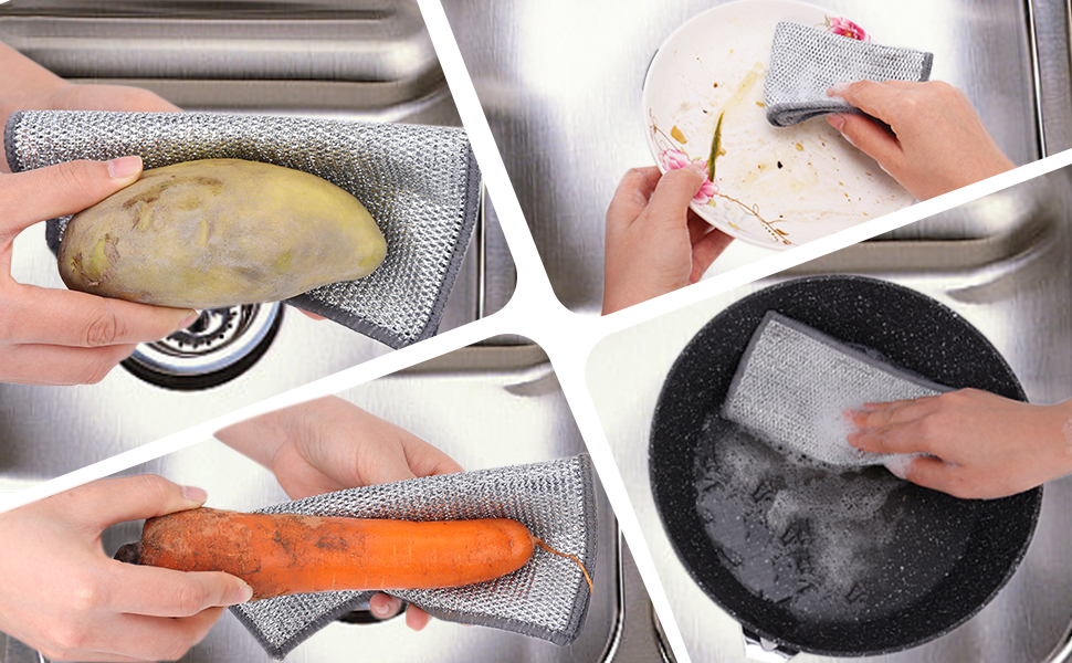 Multipurpose Wire Miracle Cleaning Cloths