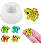 Mini Cute Frog Shape Resin Silicone Molds Tiny 3D Animal Theme Epoxy Casting Molds for DIY Craft ...