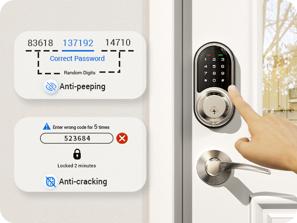 front door lock set keyless entry
