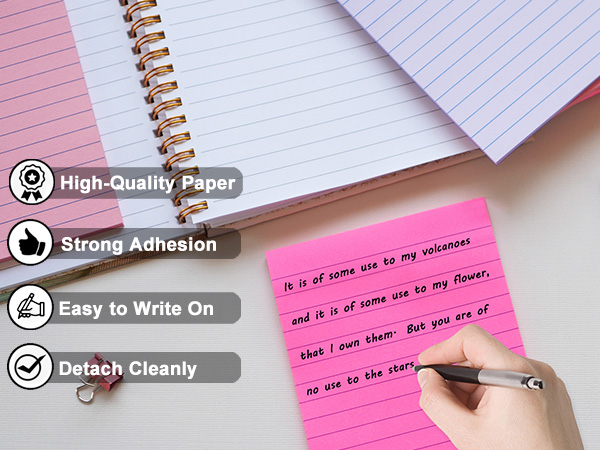 4x6 lined sticky notes 4x6 sticky notes 8 pack lined sticky notes 4x6 8 pads lined sticky notes