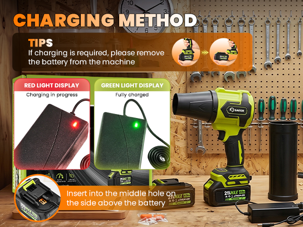 Saker Cordless Leaf Blower