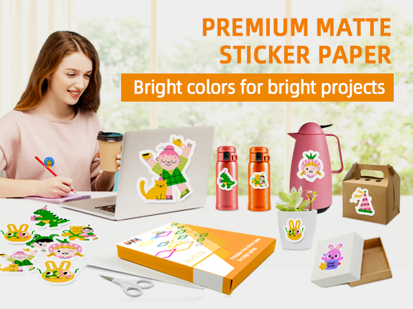 premium matte sticker paper